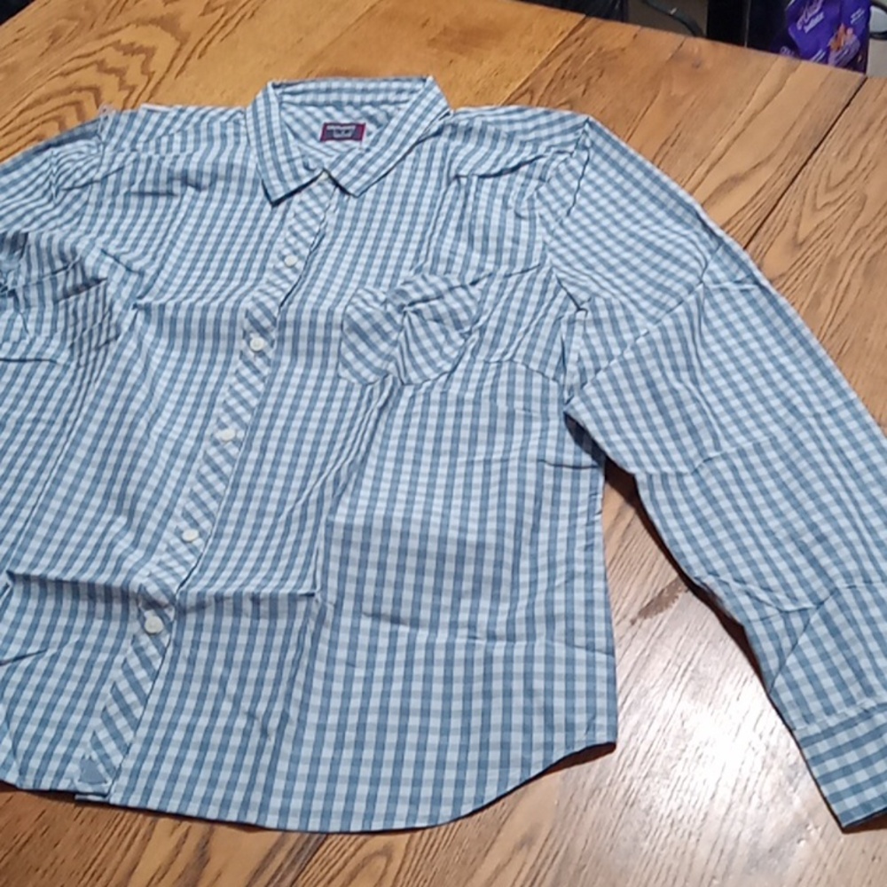 Untuckit Womens Shirt Top NEW 4 CRISPO Work Button Up Down Long Sleeves COTTON